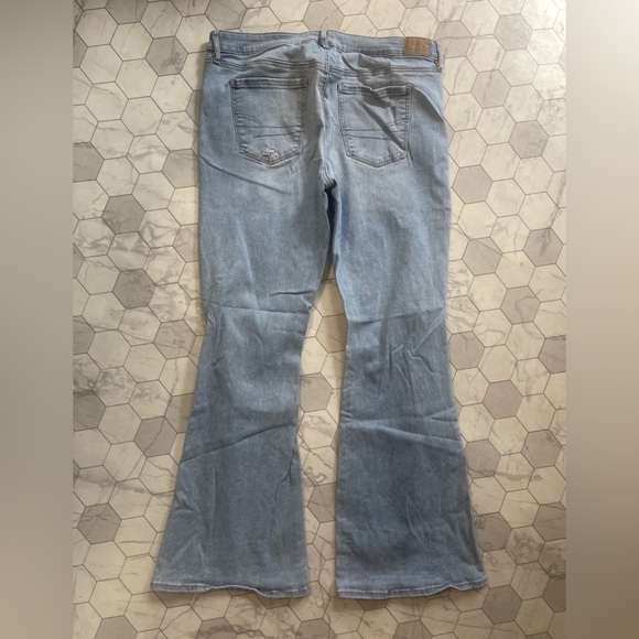 Bundle Lot of 9 pairs of jeans bottoms pants leggings American eagle 16 long - Picture 4 of 16